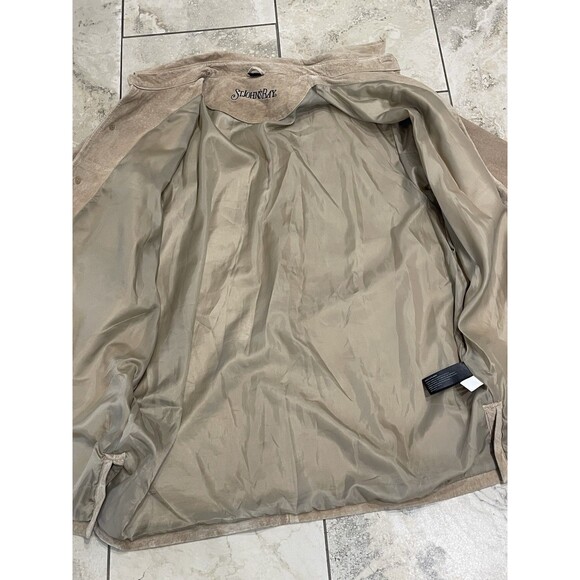 St John’s Bay  Leather Button-Up Shirt with Chest Pockets - Picture 9 of 9